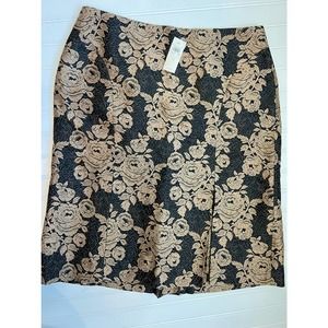 Ann Taylor floral pleated skirt, brand new!